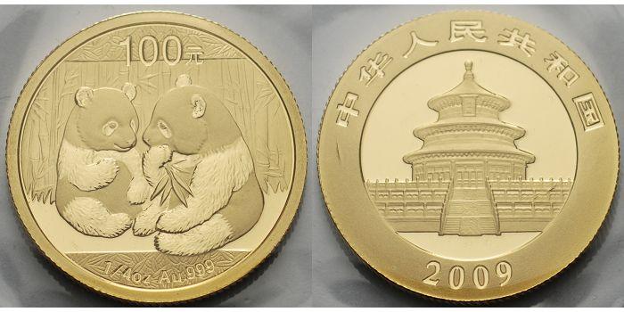 Foto China 100 Yuan, 7,78g fein 2009