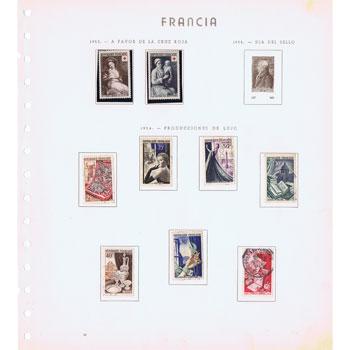 Foto Colección Sellos de Francia (1949/1973).