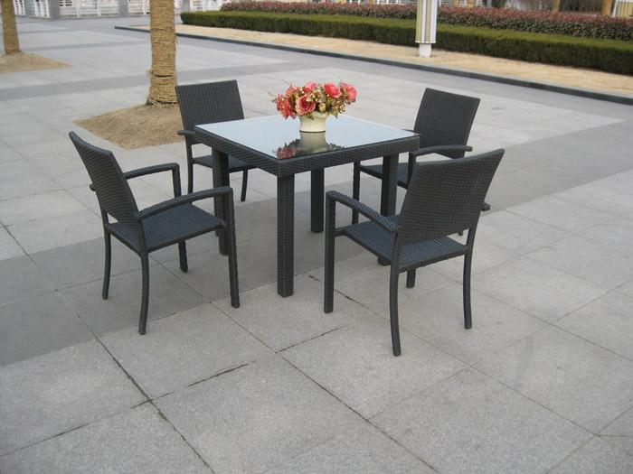 Foto conjunto mesa + 4 sillas mod. áfrica