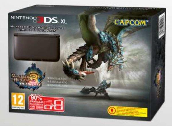 Foto Consola 3ds Xl Negra Monster Hunter 3 Ultimate - 3DS