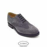 Foto CONSULTOR > Zapato italiano Il Gergo gris brogue de gamuza para hombres