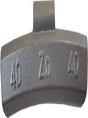 Foto Contrapesa tip top llanta aluminio 50 g (Caja 50 uds.)