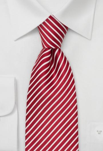 Foto Corbata Parsley rojo rubí blanco