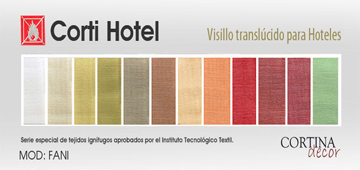 Foto Corti Hotel Visillo FANI Translúcido 40x40 cm