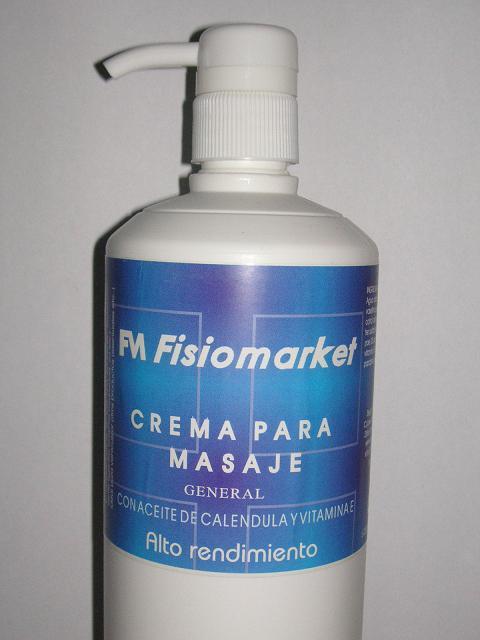 Foto Crema de masaje Fisiomarket 1L con dosificador 3X2