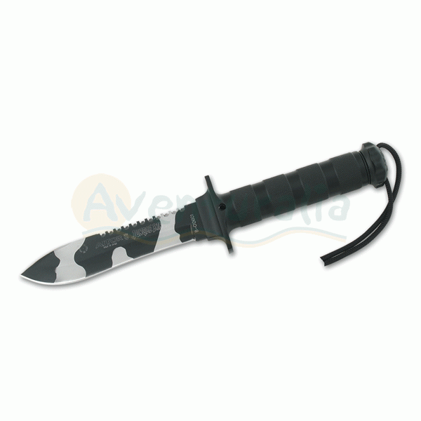 Foto Cuchillo de supervivencia AITOR jungle king II black camo con hoja de 13,5 cm.