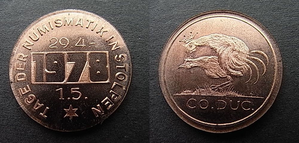 Foto Ddr Medaille Tage der Numismatik Stolpen 1978