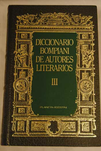 Foto Diccionario Bompiani de autores literarios, III: Hil-min