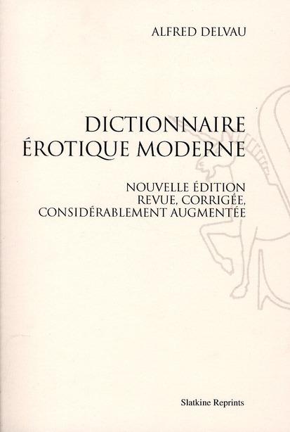 Foto Dictionnaire érotique moderne