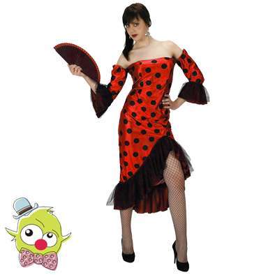Foto Disfraz de Flamenca Talla Talla M-L Adulto