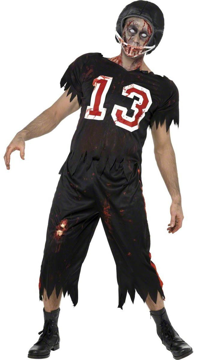 Foto Disfraz de jugador de fútbol americano zombie para hombre, ideal para Halloween