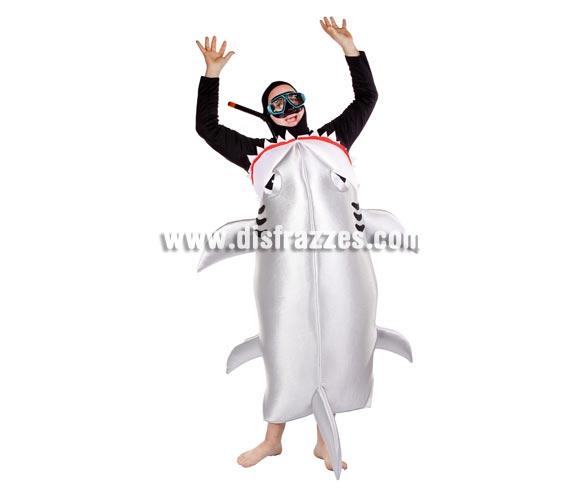 Foto Disfraz de Tiburón glotón para adultos