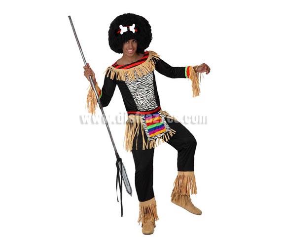 Foto Disfraz de Zulú para hombre talla M-L