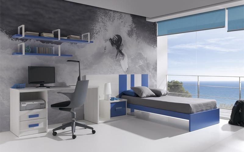 Foto Dormitorio Juvenil Surf Completo