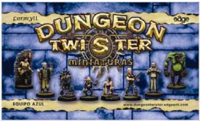Foto Dungeon Twister Miniaturas Equipo Azul