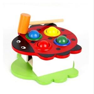 Foto educativo de los niños regalos de juguetes de madera color al azar