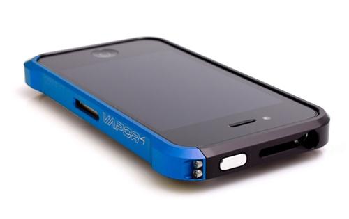 Foto Element Case Vapor 4 Metal Case for iPhone 4 4S Black/Blue