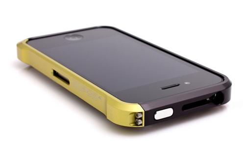 Foto Element Case Vapor 4 Metal Case for iPhone 4 4S Black/Yellow