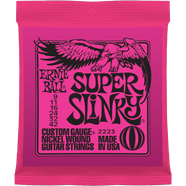 Foto Ernie Ball Super Slinky Nickel Wound 9 - .042 Guitar Strings - Pink Pack