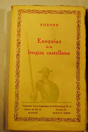 Foto Exequias de la lengua castellana