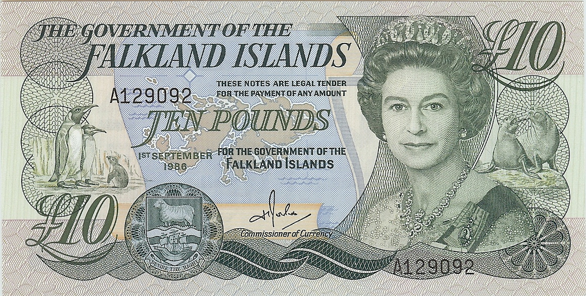 Foto Falkland Islands £10 1986