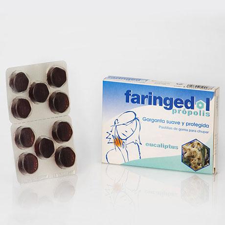 Foto Faringedol própolis eucaliptus 10 pastillas de goma - diafarm