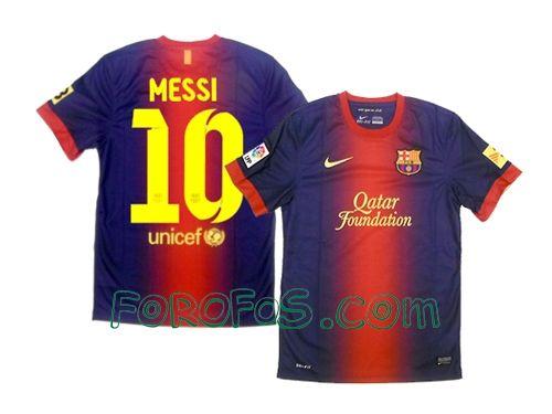 Foto FCBarcelona Messi Kids Home Shirt 2012-13.