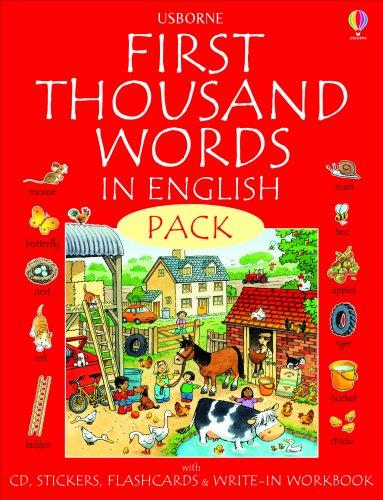 Foto First Thousand Words In English. Pack. Usborne