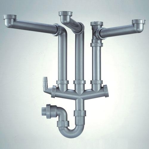 Foto Franke Plumbing Kit Siphon 3 For A Triple Bowl Sink Free Delivery