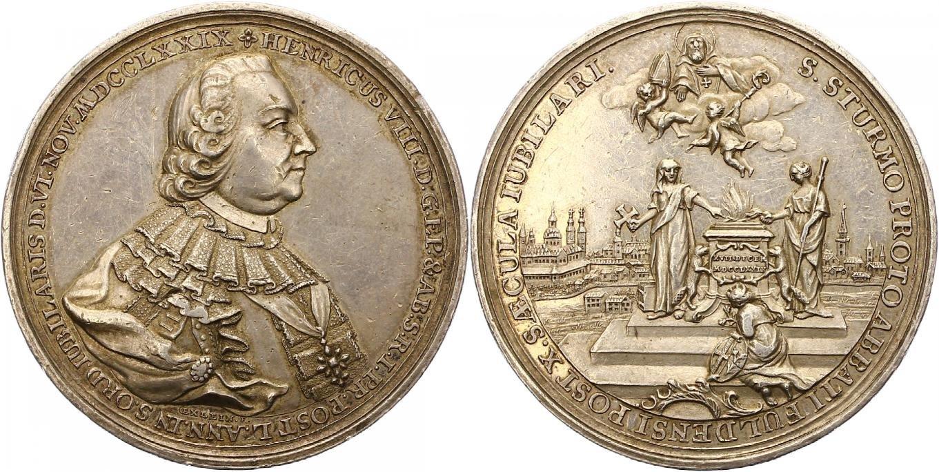 Foto Fulda-Bistum Silbermedaille 1779