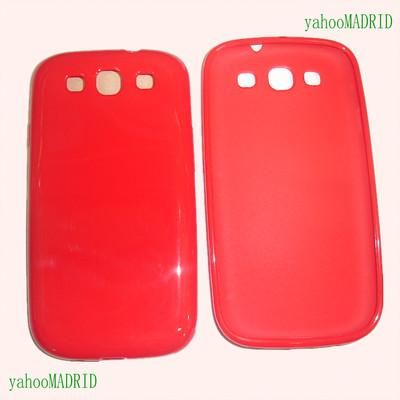 Foto Funda Carcasa Movil Samsung Galaxy Siii S3 I9300  Gel Brillo Rojo