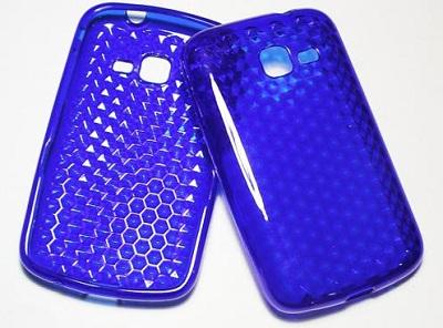 Foto Funda gel Azul Oscura Samsung Galaxy Y Pro B5510