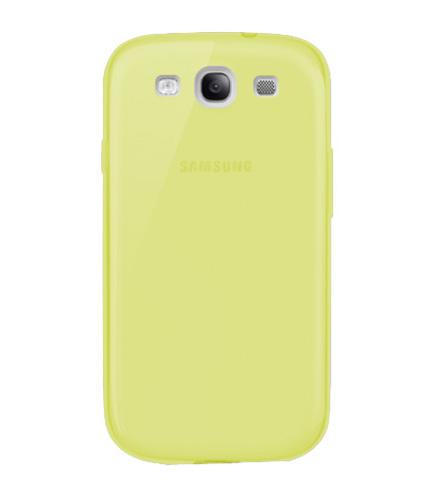 Foto Funda protectora TPU Samsung Galaxy S III i9300 (Amarillo)