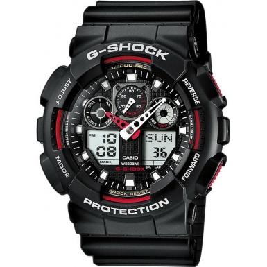 Foto GA-100-1A4ER Casio Mens G-Shock Combi Display Black Watch