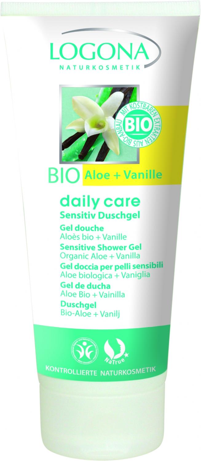 Foto Gel de ducha sensitive Aloe Bio & Vainilla Daily Care 200 ml - Logona