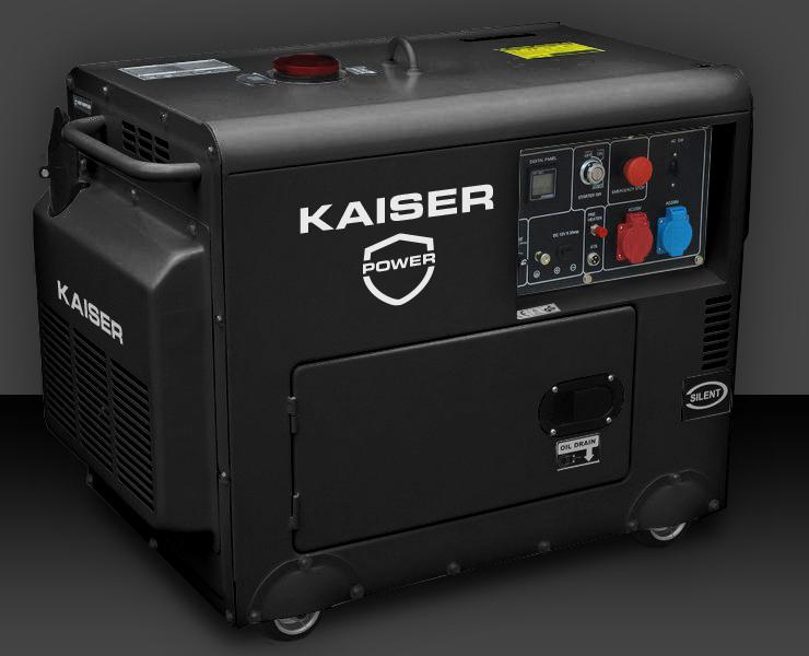 Foto Generador Kaiser Diesel Insonorizado 7,2Kw con RC
