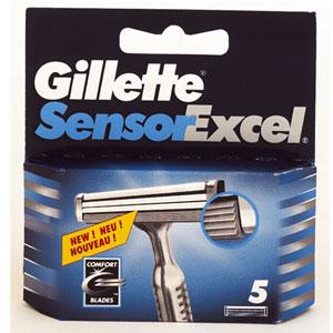 Foto Gillette Sensor Excel Blade Cartridges x5