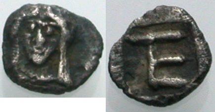 Foto Griechische MÜNzen Ar Tetartemorion 460-447 v Chr