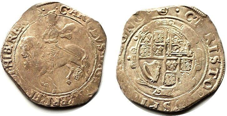 Foto Großbritanien 1/2 crown 1625-1649