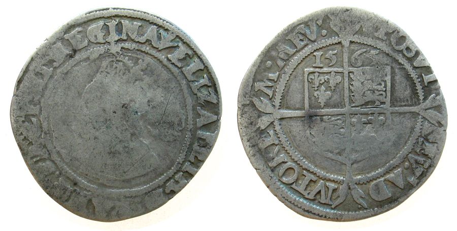 Foto Großbritannien Great-Britain 6 Pence 1565
