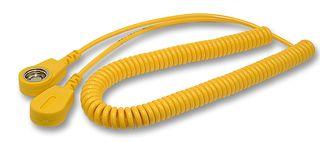 Foto ground cord, coiled, yellow; J4222Y
