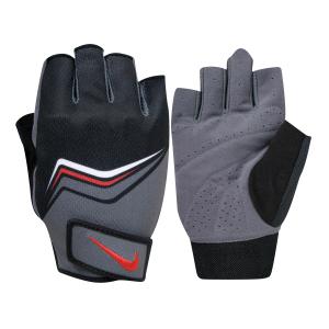 Foto Guantes Fitness Nike Men's Core Lock Training Gloves gris negro rojo
