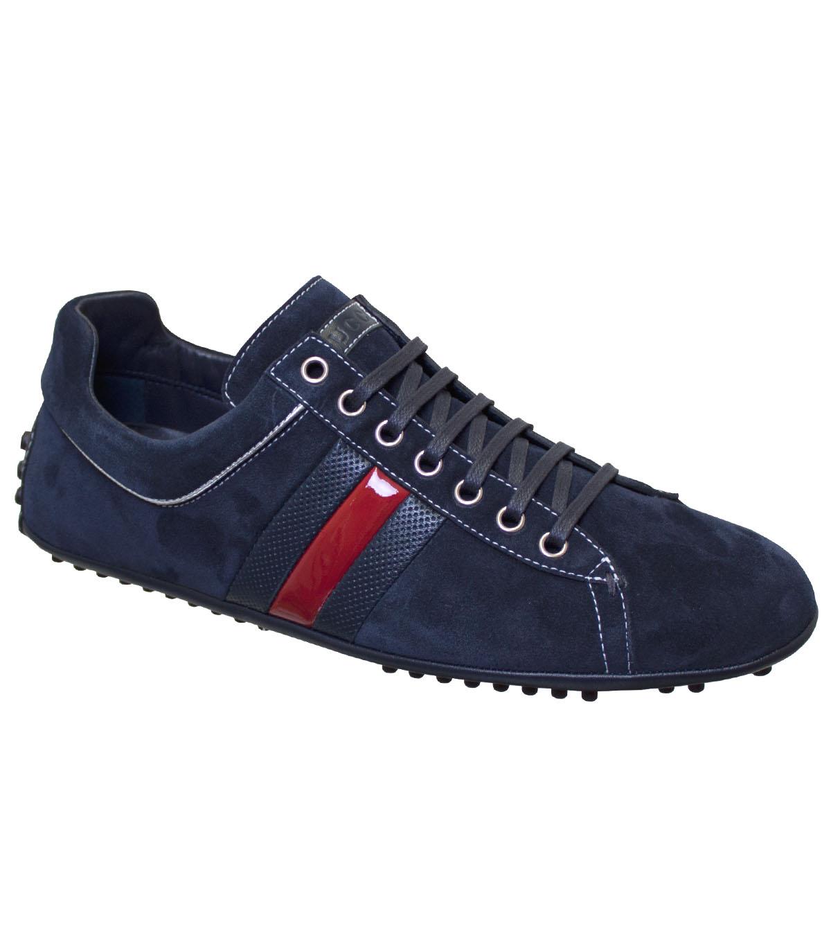 Foto Gucci Navy Suede Driving Style Trainer