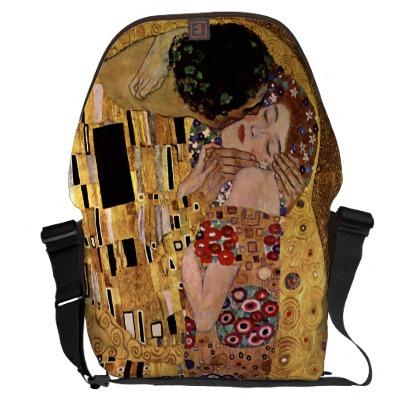 Foto Gustavo Klimt: El beso (detalle) Bolsas De Mensajeria