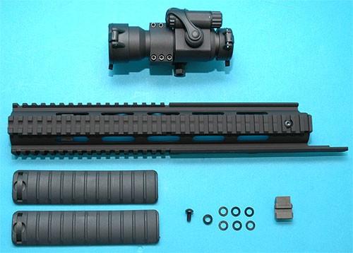 Foto G&P Airsoft M14 RAS Kit with Military Type 30mm Red Dot Sight - GP442B