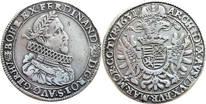 Foto Habsburg Taler 1631