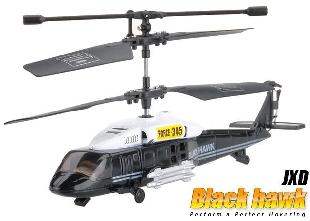 Foto Helicóptero Black Hawk RC Mini JXD w / Gyro