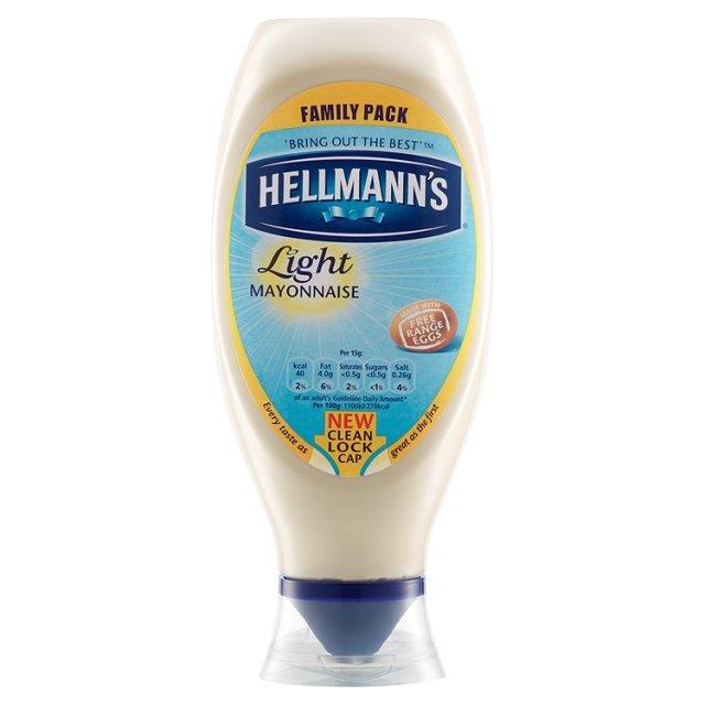 Foto Hellmans Squeezy Light Mayonaise 750ml