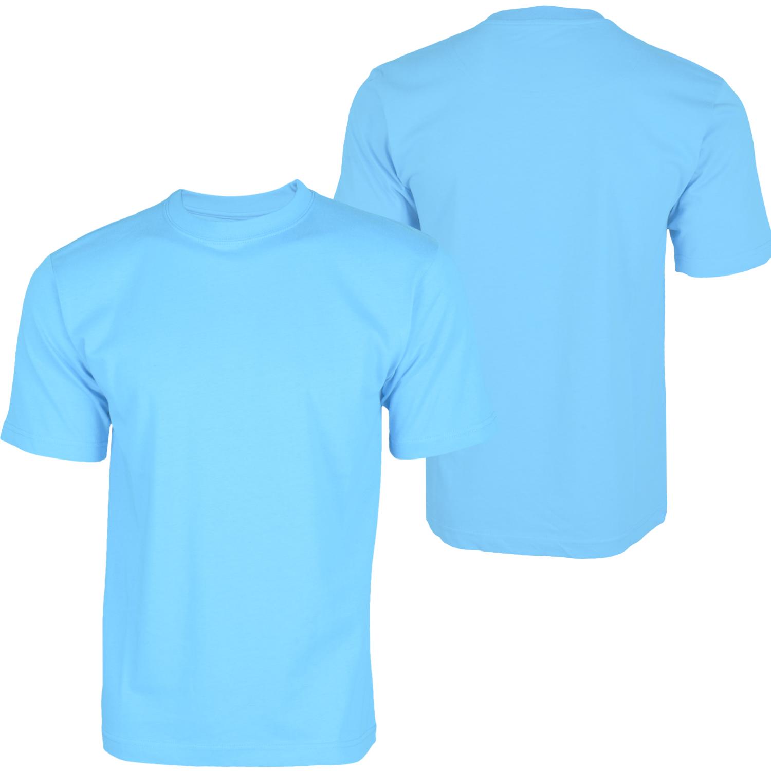 Foto Hoodboyz Basic Blank Camisetas Altas Azul Claro