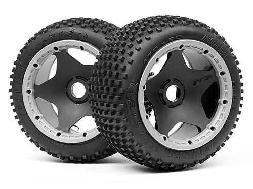 Foto HPI Racing 4789 DIRT BUSTER BLOCK TIRE HD COMPOUND ON BLACK WHEEL Para RC Modelos Coches